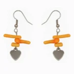 Pendientes Acero Hipoalergénico Cuentas de Perla