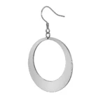 Aretes Minimalistas Círculo de Acero Inoxidable