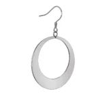 Pendientes Minimalistas Círculo de Acero Inoxidable